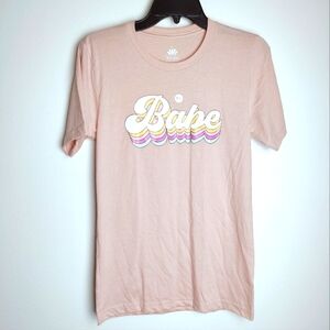 Event Blossom Retro Bridesmaid Bridal Party Crewneck T-shirt, Size S/M